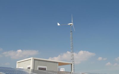 Un aerogenerador de Bornay brilla en ‘Conectados, energía y econciencia’ 