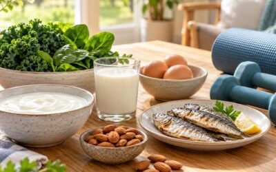 Calcio, vitamina D, proteínas y ejercicio de fuerza: las claves para cuidar los huesos a partir de los 40